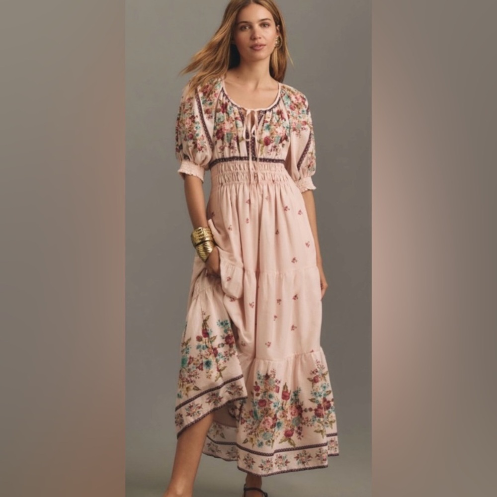 The Somerset Maxi Dress: Puff-Sleeve Edition, Size S, NWOT